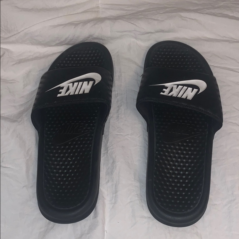 Nike Black Slides